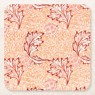 PAPIER UNTERSETZER: WILLIAM MORRIS : APPLE RECHTECKIGER PAPPUNTERSETZER
