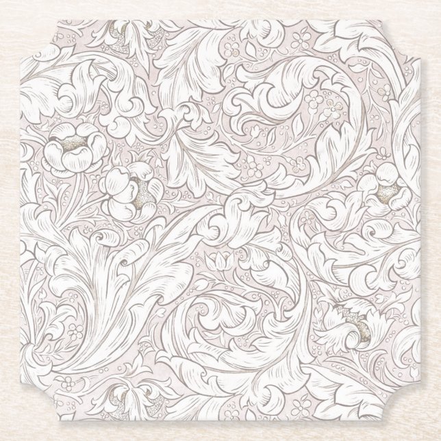 PAPIER UNTERSETZER: WILLIAM MORRIS : FLORAL PATTER UNTERSETZER (Vorderseite)