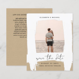 Papier Urban Chic Minimalist PHOTO Enregistrer le budget