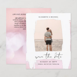 Papier Urban Chic Minimalist PHOTO Enregistrer le budget