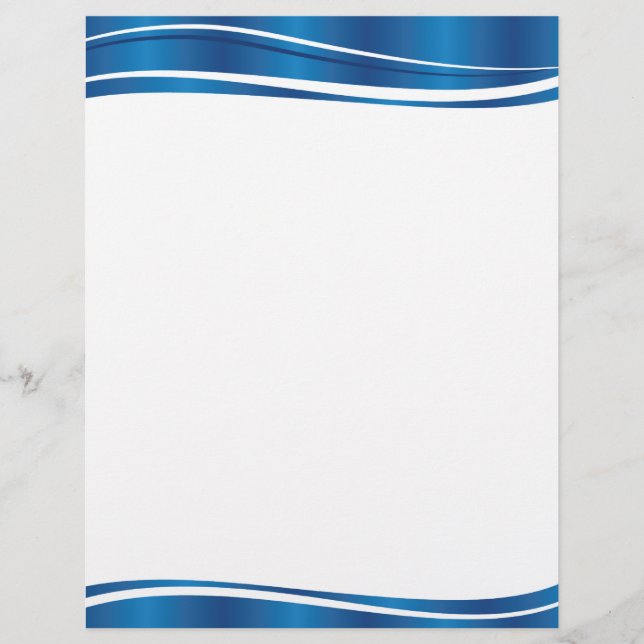 Papier Vague bleue (Devant)