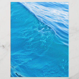 Papier vague d'eau bleue cool