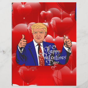 Papier valentines day donald trump