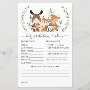 Papier Végétation boisée Animaux Bébés Prédictions et con