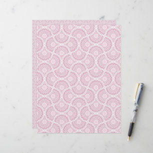 Papier Ventilateurs Art déco Dusky Rose Confetti Lace