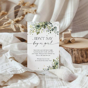 Papier Verdure Ne dites pas jeu de garçon ou de fille