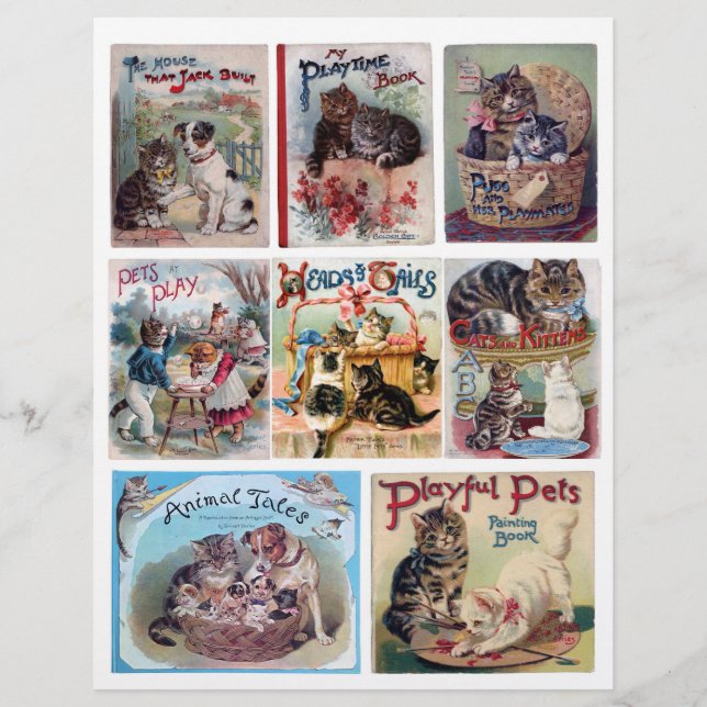 Papier Véritables couvertures de livres pour enfants vict (Devant)