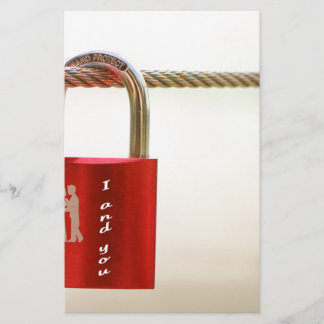Papier Verrouillage d'amour