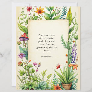 Papier Verset de la Bible 1 Corinthiens 13:13