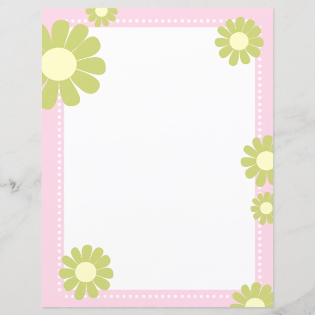 Papier Vert rose pâle (Devant)