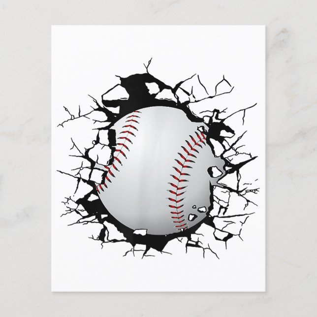 Papier Vêtements de baseball - Baseball (Devant)