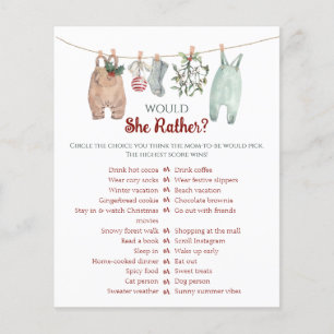 Papier Vêtements de Noël Plutôt jeu