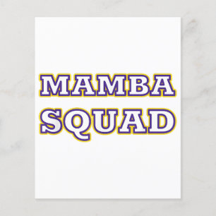 Papier Vêtements drôles de Mamba Squad pour amateur de se