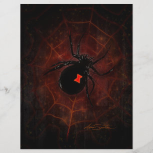 Papier Veuve noire (conception de signature)