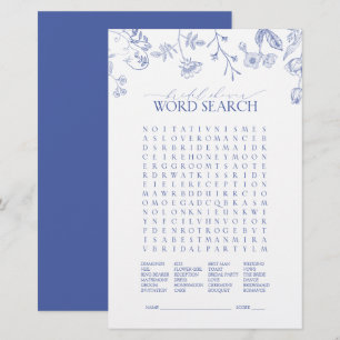 Papier Victorian French Blue & White Fête des mariées Jeu