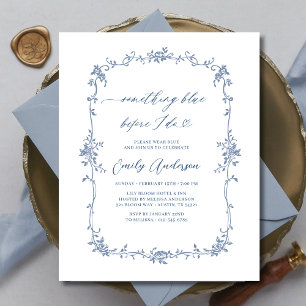 Papier Victorian Quelque chose Bleu Fête des mariées fran