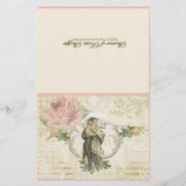 Papier Vierge Marie Jésus communion spirituelle prière