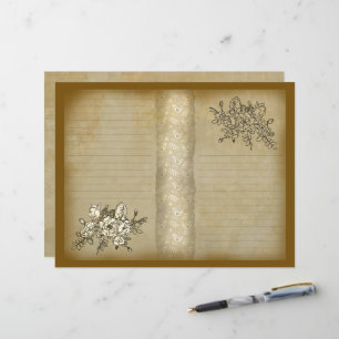 Papier Vintage de la Direction rose