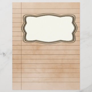Papier vintage Linté Avec Boîte D'Image