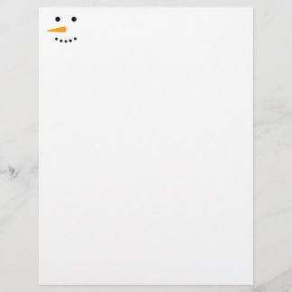 Papier Visage de neige