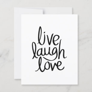 Papier Vivez Riez Aimez – Typographie Inspirante Classiqu