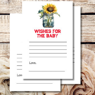 Papier Voeux pour baby shower jeu Baby shower BBQ