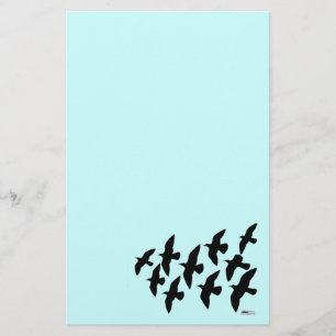 Papier Vol de pigeons