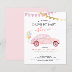 Papier Volet Budget Par Baby shower Blush Pink Gold Foil