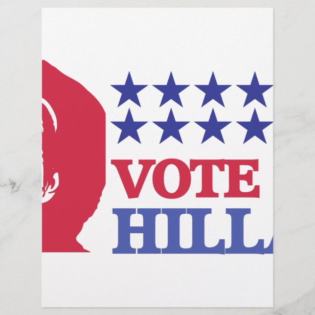 Papier vote pour hillary (Devant)