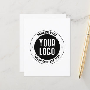 Papier Votre logo ou votre conception d'entreprise Text