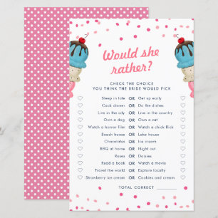 Papier Voudrait-Elle Plutôt Fête des mariées Jeu