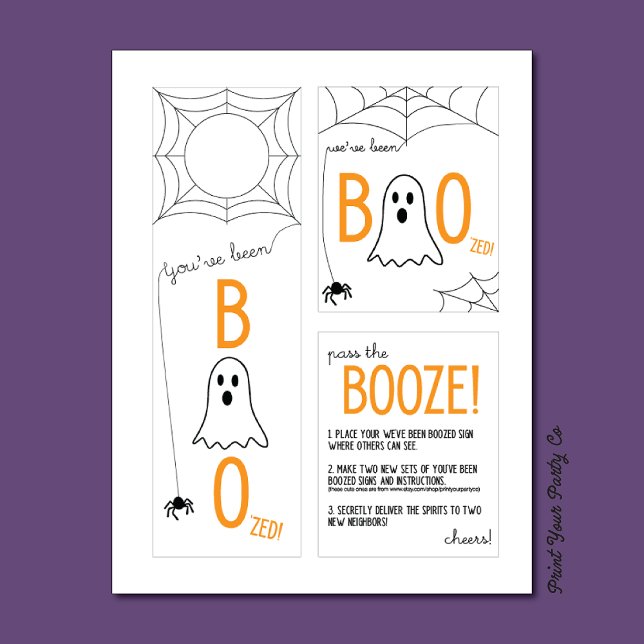 Papier Vous avez été Boozed Kit (Créateur téléchargé)