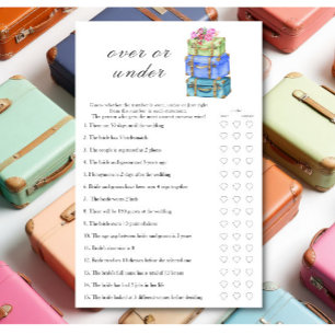Papier Voyage enterrement de vie de jeune fille jeu Plus 