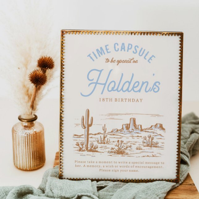 Papier Voyant 8 x 10 Cowboy Temps (Créateur téléchargé)