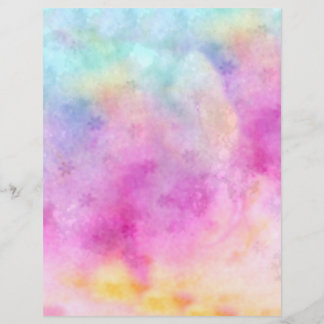 Papier Watercolor painted rice paper