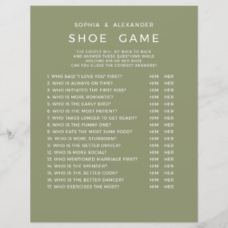 Papier  Wedding Games 