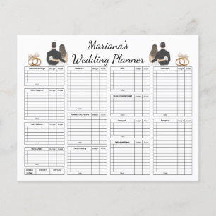 papier wedding planner élégant