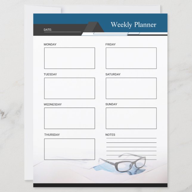 Papier Weekly Planner and To do list template (Dos)