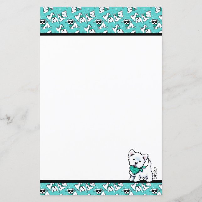 Papier Westies Cutieface KiniArt (Devant)
