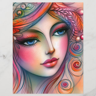 Papier Whimsical Colorful Scrapbook Paper