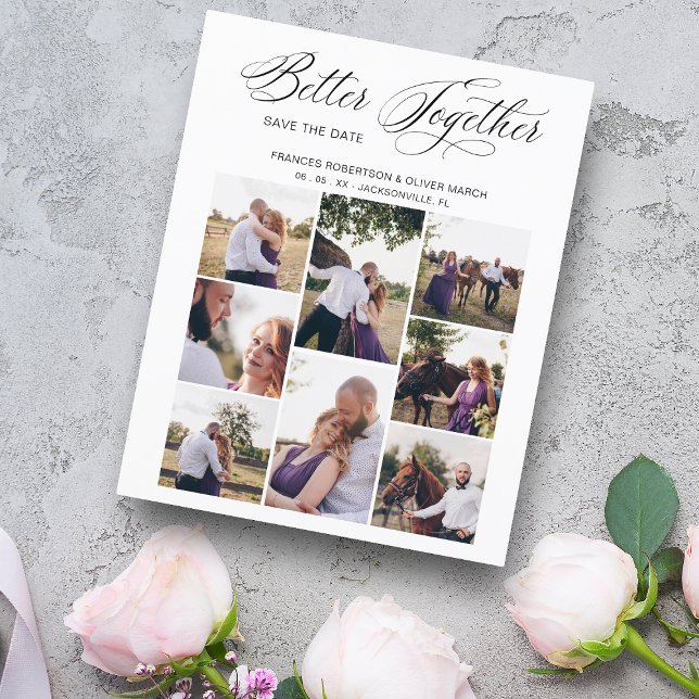 Papier Whimsical Meilleur Ensemble 8 Photos Mariage (Créateur téléchargé)