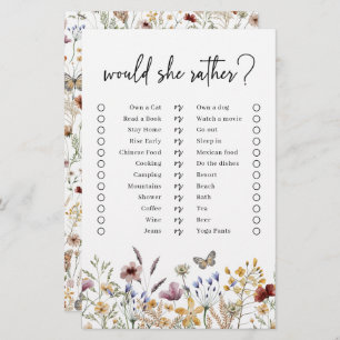 Papier White Boho Voudrait-Elle Plaire Jeu