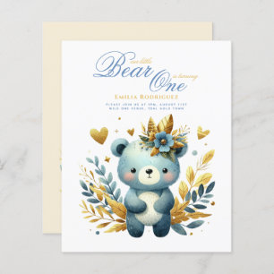 Papier Wild One Bear 1er anniversaire (ou EDIT AGE) Or Tu