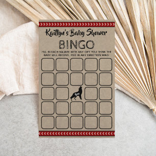 Papier Wild One Boys Baby shower Bingo