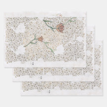 PAPIER : WILLIAM MORRIS : GARDEN TULIP