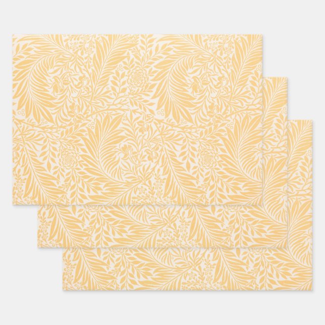 PAPIER : WILLIAM MORRIS : LARKSPUR (Set)