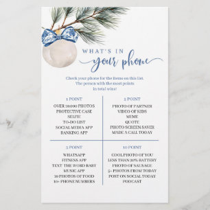 Papier Winter Chinoiserie Bow What's In Your Phone Game