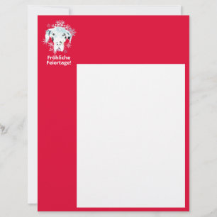 Papier Winter Great Dane