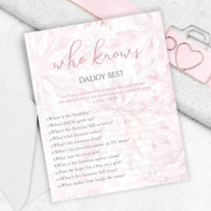 Papier Winter Pink Snowflake Qui Connaît Daddy Jeu