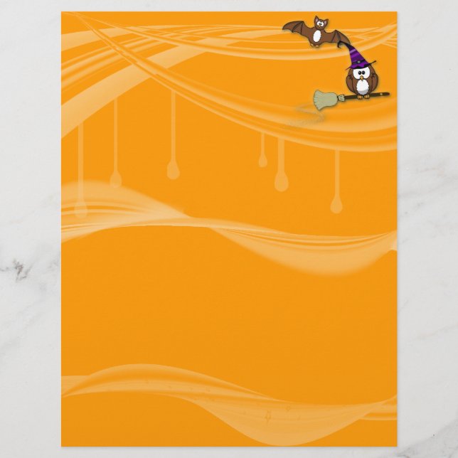 Papier witch and bat owwls (Devant)